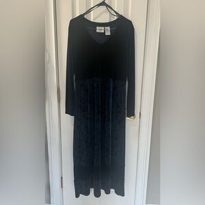 Navy Velveteen dress